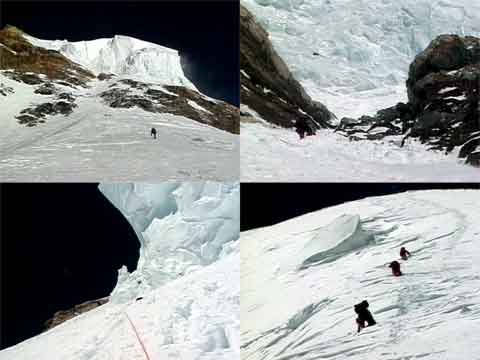 
Climbing The Bottleneck, Traverse, And K2 Summit Snowfield July 30, 2000 - Murph Goes to K2 DVD

